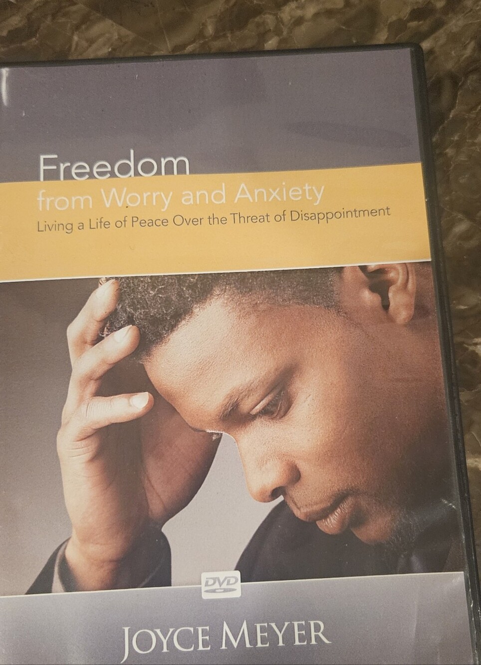 Joyce Meyer "Freedom from Worry and Anxiety" DVD - Purple & Yellow